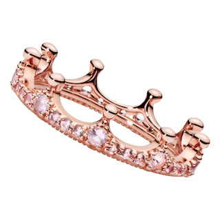 Anillo Pandora Corona Encantada Recubrimiento En Oro Rosa Anillo Pandora Corona Encantada Recubrimiento En Oro Rosa