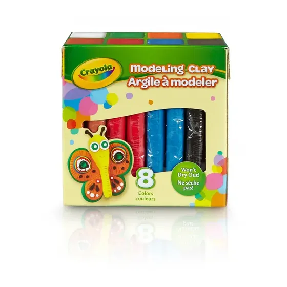 Crayola 8 Barras De Plastilina De Colores