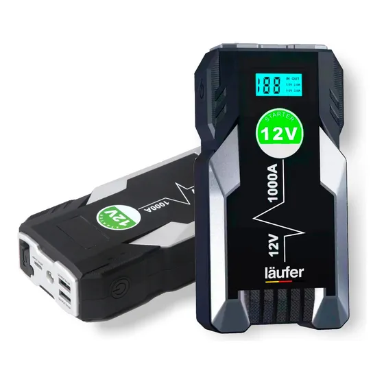 Arrancador Cargador Bateria Auto Moto Digital Laufer