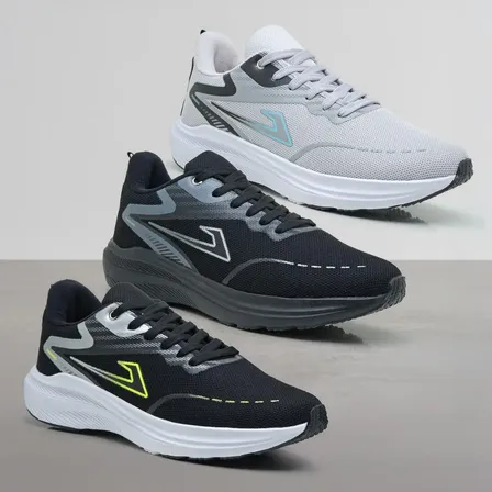 Kit 3 Pares Tênis Masculino Tamanho Especial 44 45 46 47 48