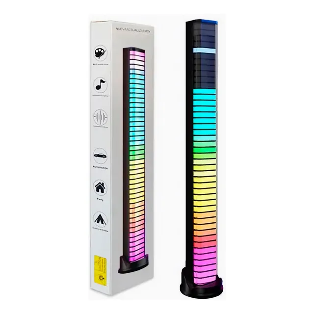 Barra Led Para Escritorio Carro Gamer Ritmo Luz Ambiental