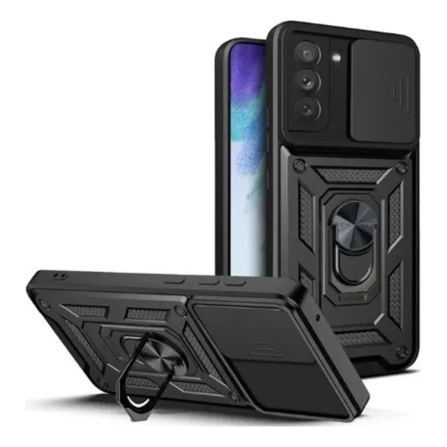 Funda Antishock C/ Protector Camara Reforzada Para Samsung
