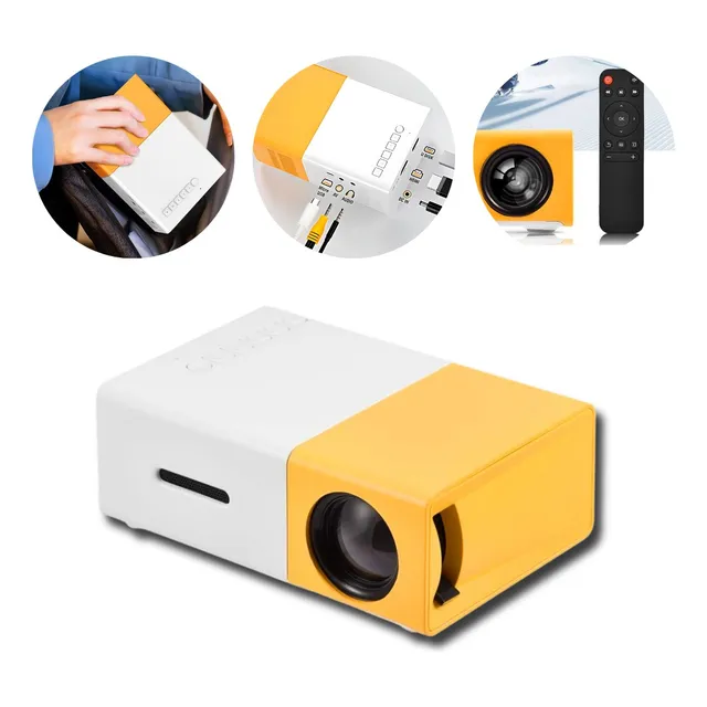 Mini Proyector Usb Portatil Hd Pro Led Compatible 1080p