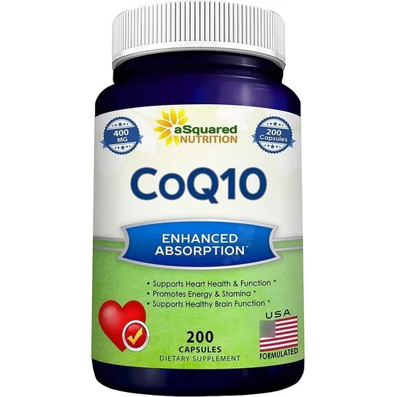 Coenzima Q10 400mg X200 Cap 6 Meses Asquared Coq10 Vegan Usa