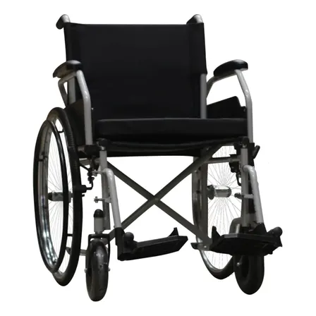 Cadeira De Rodas Dobrável E Desmontável 120kg Confortável