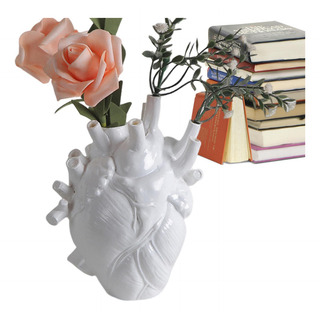Jarrón Decorativo En Forma De Corazón, Florero Con Adorno En Jarrón Decorativo En Forma De Corazón, Florero Con Adorno En