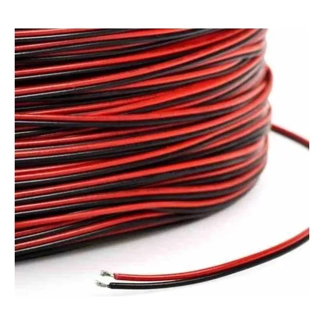 Cable Duplex Para Audio Calibre 20 Rojo-negro 2x20 Por Metro
