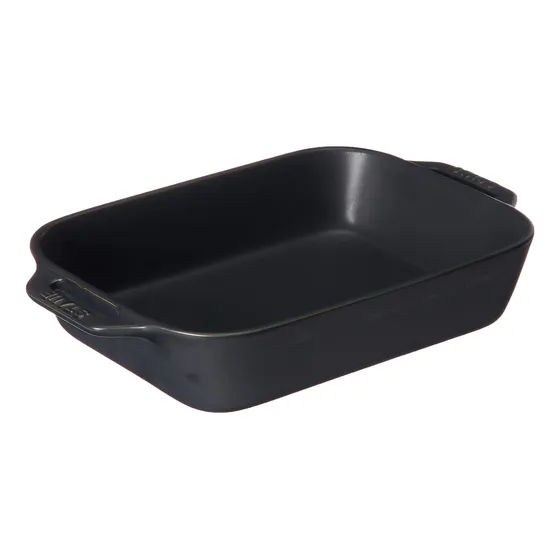 Plato Rectangular Para Horno 10.2 X 7.5 in Color Negro Mate