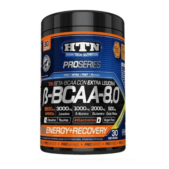 Htn Bcaa 8.0 De 360 Grs Con Oxido Nitrico Glutamina