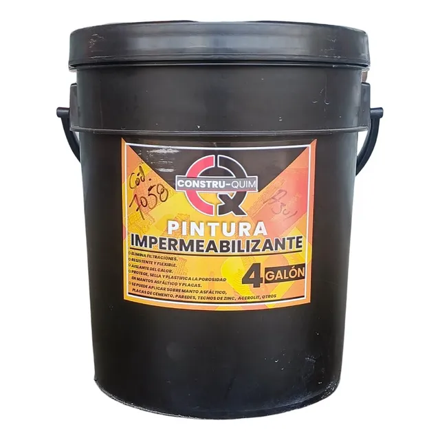 Pintura Impermeabilizante, Losas De Techo, Acerolit, Zinc
