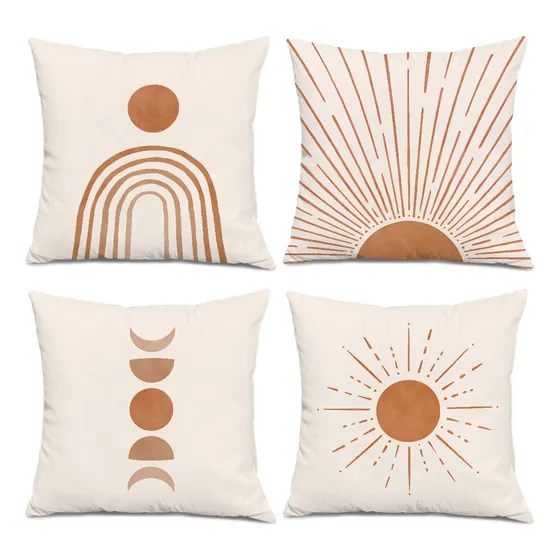 4 Funda Cojin Decorativa Minimalista Para Amante Niño