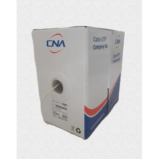 Cable Utp Cat 5e Blanco Draka 100% Cobre Cctv  (Reacondicionado)