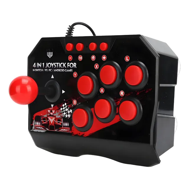 Joystick Arcade Retro 4 En 1 Cable Usb Compatible Ps3 Pc