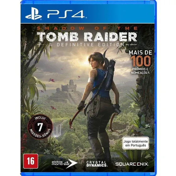 Shadow Of The Tomb Raider Definitive Edition Ps4 Mídia Físic