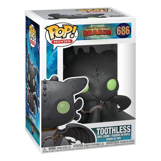 Figura de acción Chimuelo How to Train Your Dragon 3 36355 de Funko Pop! Movies