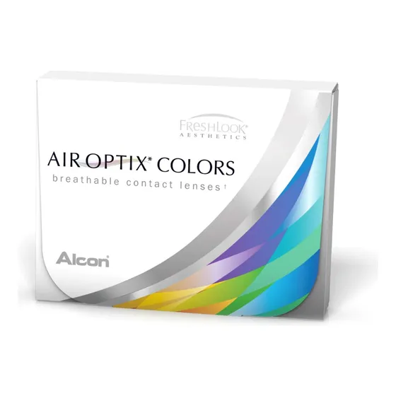 Lentes De Contacto Air Optix Colors Sin Graduación Color Pure Hazel