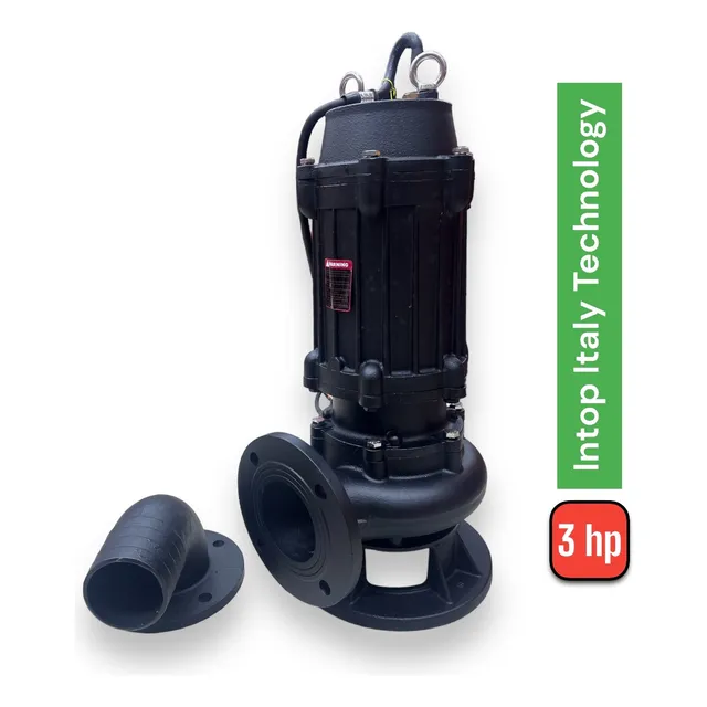 Bomba Sumergible Aguas Negras Trifásica 3hp Intop C: 2215050