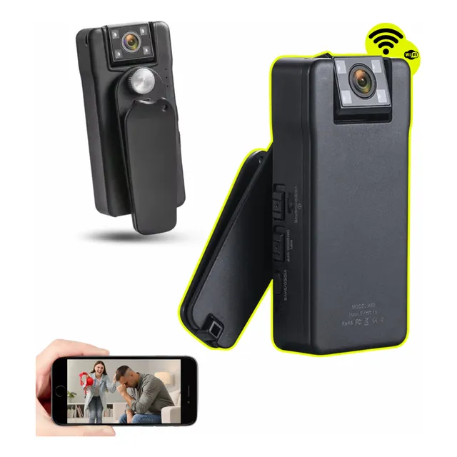 Mini Câmera A50 Full Hd 1080p Imagem E Som Bateira 3000mah