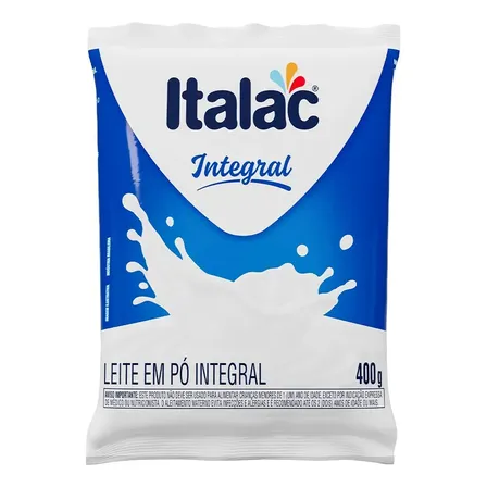 Leite Em Pó Integral Italac 400g