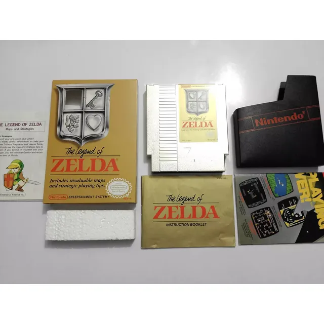 Zelda Nes Cartucho Dorado Excelente ! Valorado
