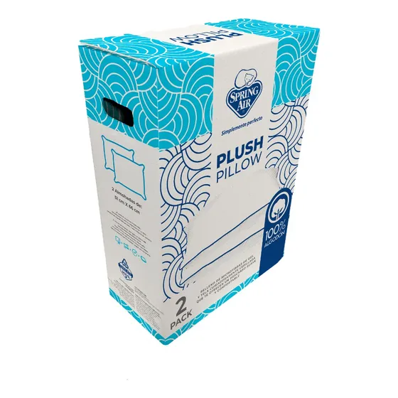 Pack x2 Almohadas tradicionales Plush pillow Spring Air