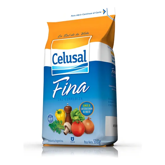 Celusal Sal Fina Paquete 500 Grs