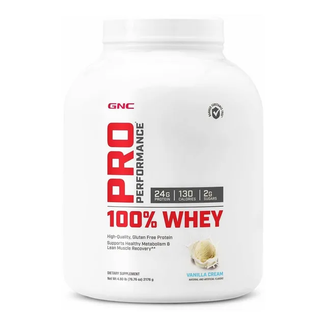 Suplemento en polvo GNC Pro Performance Proteínas sabor vainilla cream x 2.176kg