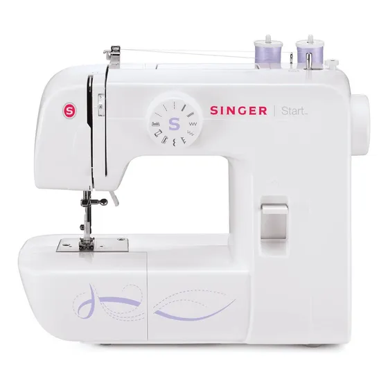 Máquina De Coser Recta Singer Start 1306 Portable Color Blanco