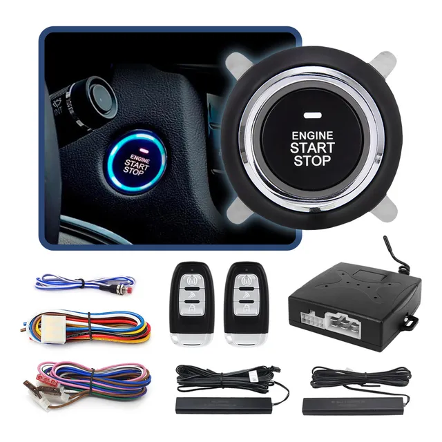 Kit Botão De Partida Jetta 2013 Chave Presencial Aproximação