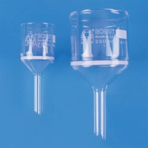 Embudos Buchner De Vidrio 30 Ml Con Placa Porosa 40 Mm