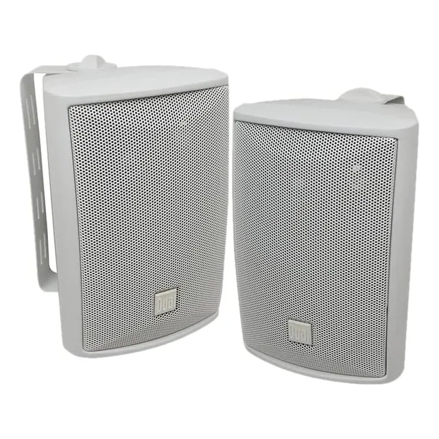 Dual Electronics - Bocinas Duales Lu43pw De 100 W, 3 Vías, Para Interiores Y Exteriores En Blanco (par)