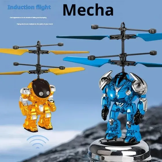 Helicoptero Robot Inteligente Vuelo Por Inducción