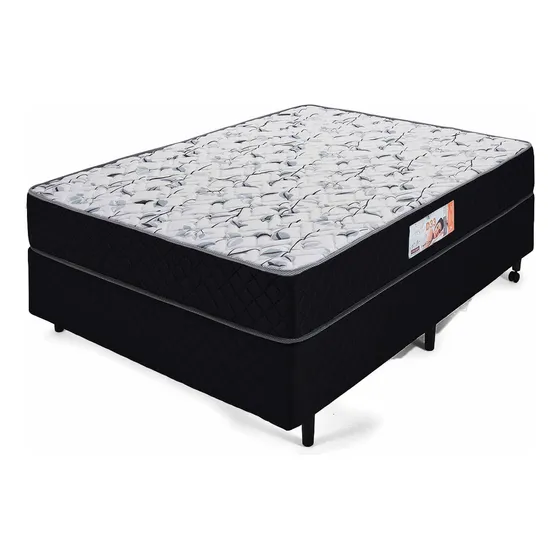 Sommier 1 Plaza Espuma Alta Densidad Ortopedico Firme 120 Kg