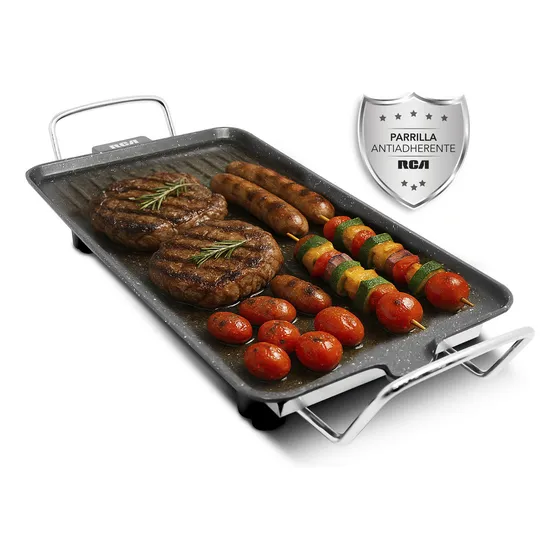 Rca Plancha Antiadherente Grill Rc-45 Color Negro