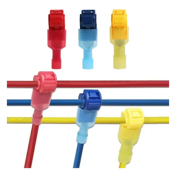 25 Conector De Derivação Terminal Emenda Rápida De Fio Cabo