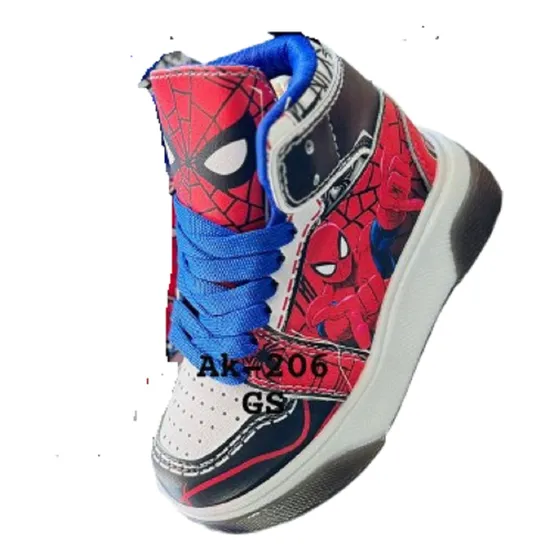 Botas De Spiderman Con Luces Para Niños
