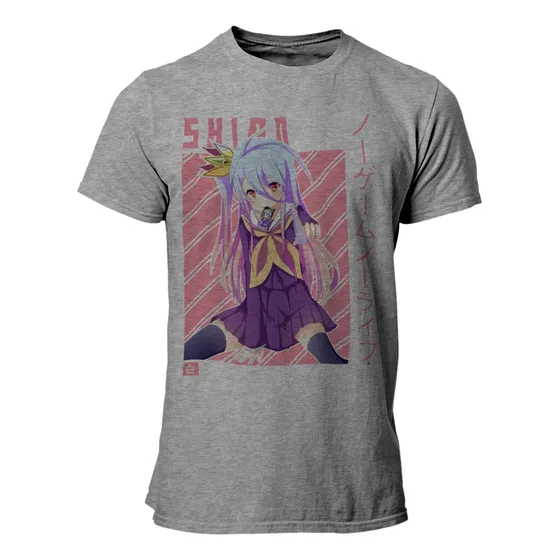 Playera Blanca No Game 8 Shiro 4 Life