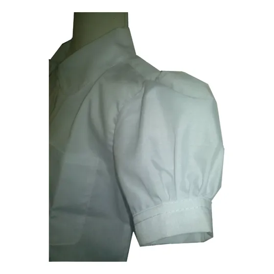 Camisas Escolares De Niña Cuello Redondo