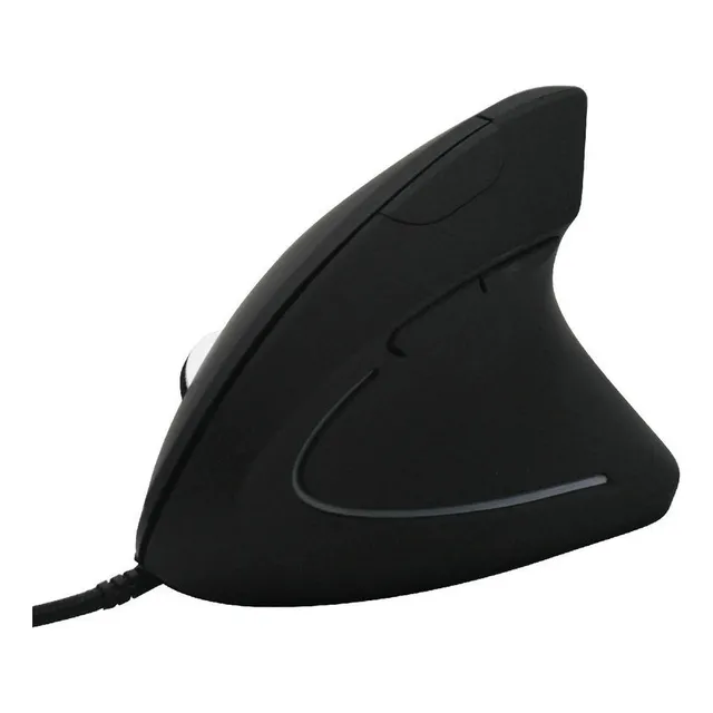 Mouse Vertical Inalámbrico Ergonomía De Muñeca Gamer Recarga Color Negro