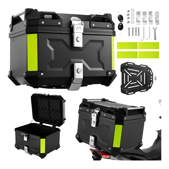 Caja Trasera Para Moto Cajuela General 45l Alta Calidad