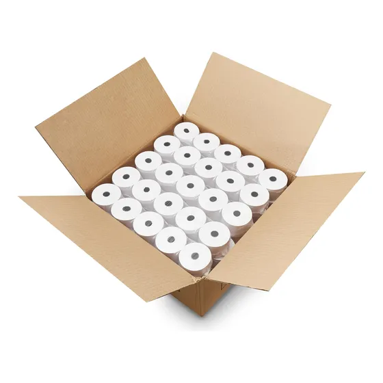 100 Rollos Afilados Cinta Papel Registro Efectivo 4,4 Cm