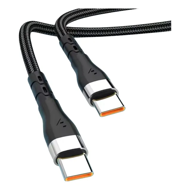 Cable Cargador Y Datos Tipo C De 2m 120w Para Samsung iPhone