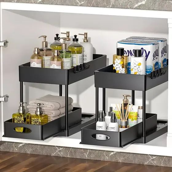 Organizador De Baño Cocina Lavaplatos Deslizante Simple