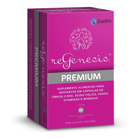 Regenesis Premium Vitaminas P/ Gestantes 60 Capsulas Exeltis