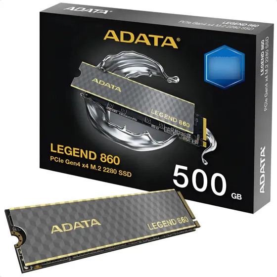 Ssd Adata 500gb M.2 2280 Nvme Ps5 Dissipador Legend 860 Pcie