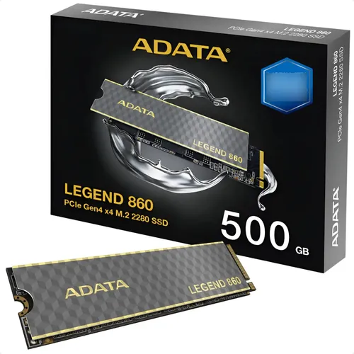 SSD M.2 2280 NVMe 500gb Adata Legend 800 PCIe 4x4 ALEG-800-500GCS