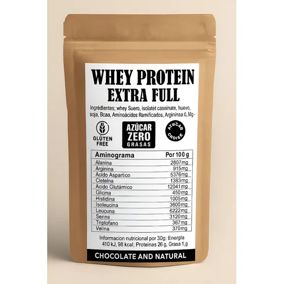 Whey Protein Extra Full Al 90% Súper Promo 1 Kilo