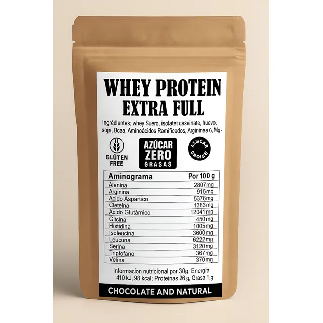 Whey Protein Extra Full Al 90% Súper Promo 1 Kilo
