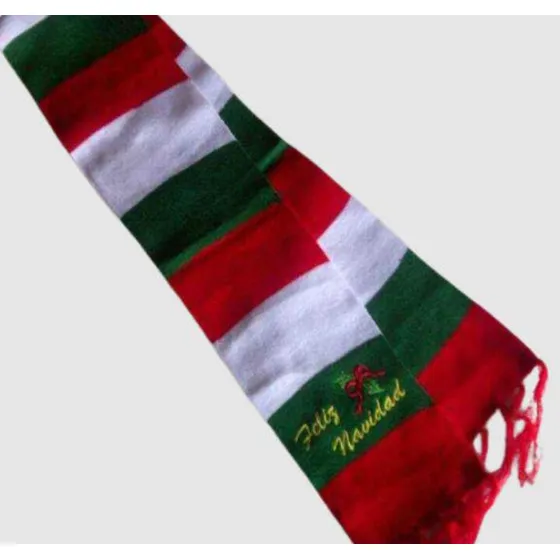 Bufandas Navideñas Para Niños Y Adultos Unisex Talla Única