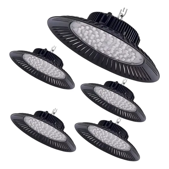 Pack 6 Foco Led Campana Lampara Techo Industrial Luz Fria Blanca Led Tipo Ufo 100w Industrial Bodegas Ip65